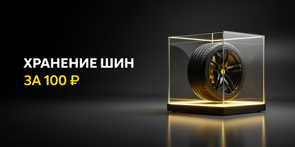 Хранение шин за 100 руб.