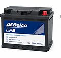ACDelco GM Advantage EFB 19380008 77 А/ч 720 А (EN), прямая полярность, 278×175×190 мм