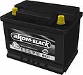 АКОМ BLACK 62E 6СТ-62 VL 62 А/ч 600 А, обратная полярность, 242×175×190 мм, код 4607034731687 АКОМ BLACK 62E 6СТ-62 VL 62 А/ч 600 А, обратная полярность, 242×175×190 мм, код 4607034731687
