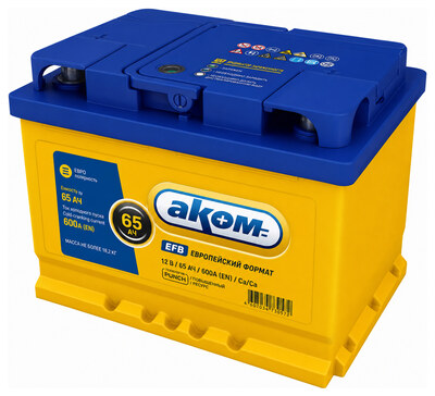 AKOM EFB 65 А/ч прямая (242x175x190)