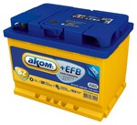 AKOM +EFB 62 А/ч обратная (242x175x190)
