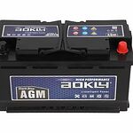 AOKLY AGM Stop&Go AGM 105 105 А/ч 890 А (EN), обратная полярность, корпус L6, 394×174×190 мм