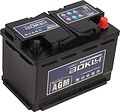 AOKLY AGM Stop&Go AGM L3 70 А/ч 700 А (EN), обратная полярность, корпус L3, 278×175×190 мм