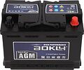 AOKLY AGM Stop&Go AGM L3 70 А/ч 700 А (EN), обратная полярность, корпус L3, 278×175×190 мм
