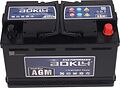 AOKLY AGM Stop&Go AGM L4 80 А/ч 780 А (EN), обратная полярность, корпус L4, 315×175×190 мм