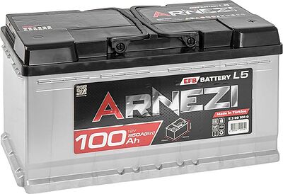 Arnezi EFB Start-stop 100 А/ч обратная конус стандарт (353x175x190)