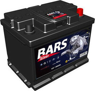 Bars Silver 6СТ-75 75 А/ч, 650 А, обратная полярность (278x175x175)