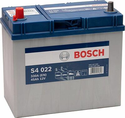 Bosch S4 0 092 S40 220 45 А/ч 330 А (EN), прямая полярность, 238×129×227 мм