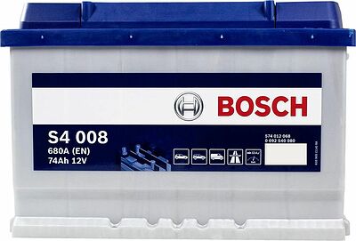 Bosch S4 0 092 S40 080 74 А/ч 680 А (EN), обратная полярность, 278×175×190 мм