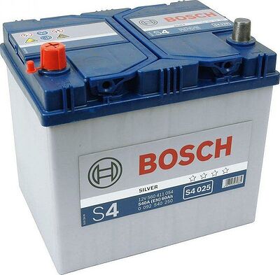 Bosch S4 0 092 S40 250 60 А/ч 540 А (EN), прямая полярность, 232×173×225 мм