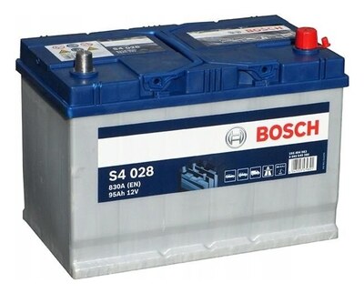 Bosch S4 028 0 092 S40 280 95 А/ч 830 А (EN), обратная полярность (306x173x225)