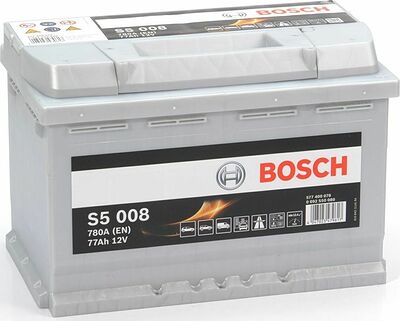 Bosch S5 0 092 S50 080 77 А/ч 780 А (EN), обратная полярность, 278×175×190 мм