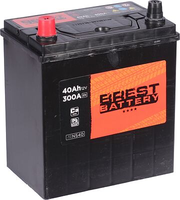 Аккумулятор Brest Battery Asia BPA401 40 А/ч 300 А (EN), прямая полярность, 187×127×225 мм, B19R
