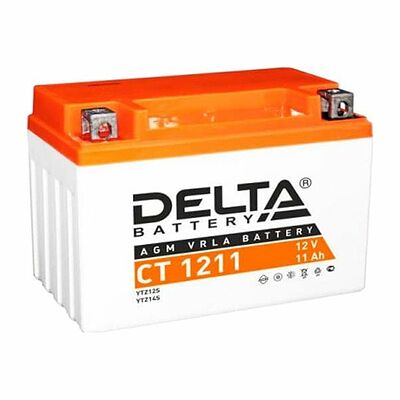 Delta CT 1211 11 А/ч 210 А (EN), прямая полярность, 151×86×112 мм