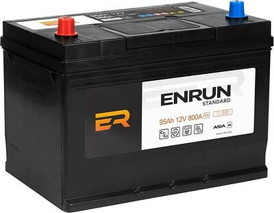 ENRUN JIS Standard ESA951 95 А/ч 820 А (EN), прямая полярность, 303×175×228 мм, D31