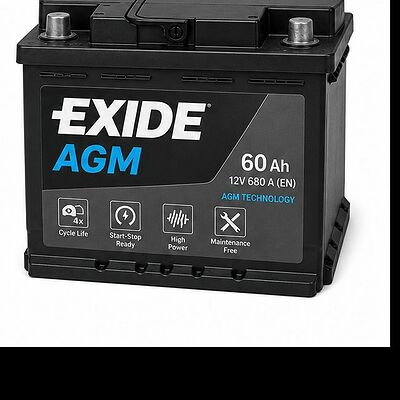 Exide AGM EK920 92 А/ч, 850 А (EN), обратная полярность (353x175x190), OEM VAG 000 915 105 CE