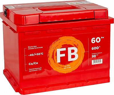 FB Standart 6CT-60VL 60 А·ч 600 А (EN), прямая полярность, 242x175x190 мм