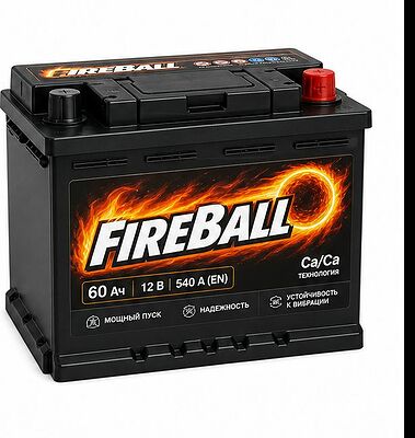 Курский аккумуляторный завод FireBall 6СТ-77 77 А/ч, 670 А, прямая полярность (276x175x190)