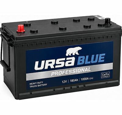 URSA Blue Professional UUT1903F 190 А·ч 1050 А (EN), прямая полярность L+, D5, 510×218×225 мм