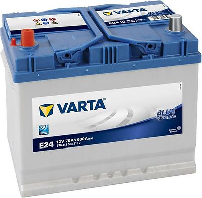 Varta Blue Dynamic 570413063 70 А·ч 630 А (EN), прямая полярность, 261×175×220 мм