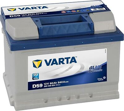 Varta Blue Dynamic D59 60 А/ч, 540 А (EN), обратная полярность (238x175x175), код 560409054