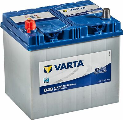 Varta Blue Dynamic D48 60 А/ч, 540 А (EN), прямая полярность (232x175x225), код 560411054