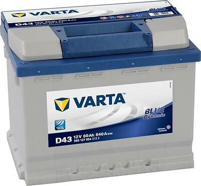 Varta BLUE dynamic 60 А/ч прямая конус стандарт (242x175x190)