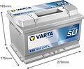 Varta Dynamic SLI E38 74 А/ч 750 А (EN), обратная полярность, 278x175x175 мм, ETN 574402075 Varta Dynamic SLI E38 74 А/ч 750 А (EN), обратная полярность, 278x175x175 мм, ETN 574402075