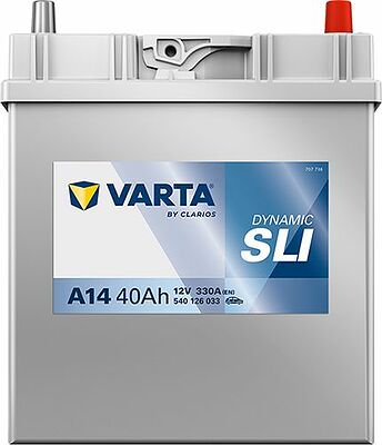 Varta Dynamic SLI A14 40 А/ч 330 А (EN), обратная полярность, 187x127x227 мм, ETN 540126033