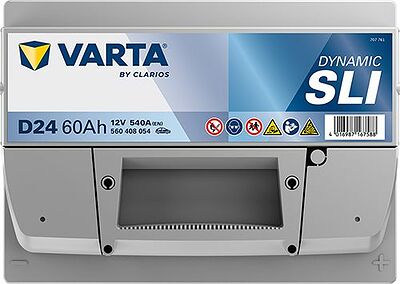 Varta Dynamic SLI D24 60 А/ч 540 А (EN), обратная полярность, 242x175x190 мм, ETN 560408054