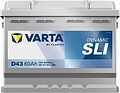 Varta Dynamic SLI D43 60 А/ч 540 А (EN), прямая полярность, 242×175×190 мм, ETN 560127054