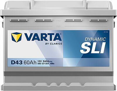Varta Dynamic SLI D43 60 А/ч 540 А (EN), прямая полярность, 242×175×190 мм, ETN 560127054
