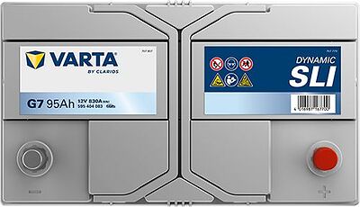 Varta Dynamic SLI G7 95 А/ч 830 А (EN), обратная полярность, 306×173×225 мм, ETN 595404083