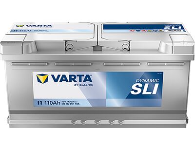 Varta Silver Dynamic I1 110 А/ч, 920 А (EN), обратная полярность (393x175x190), код 610402092