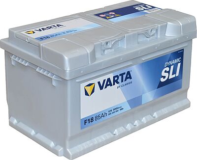 Varta Silver Dynamic F18 85 А/ч, 800 А (EN), обратная полярность (315x175x175), код 585200080