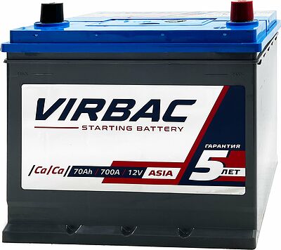Virbac Asia 6СТ-90 90 А/ч, 780 А, обратная полярность (306x173x223)