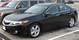 Размер колёс на Acura TSX 2009 Подбор шин на Acura TSX 2009