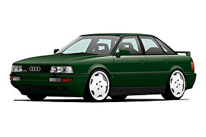 Размер колёс на Audi 90 1988 Подбор шин на Audi 90 1988