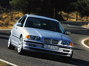 Размер колёс на BMW 3 (E46) 1998 Подбор шин на BMW 3 (E46) 1998