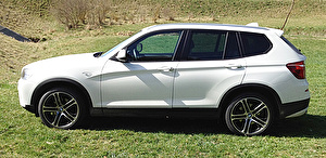 Размер колёс на BMW X3 (F25) 2012 Подбор шин на BMW X3 (F25) 2012