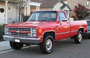 Размер колёс на Chevrolet C20 1986 Подбор шин на Chevrolet C20 1986