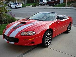 Размер колёс на Chevrolet Camaro 2002 Подбор шин на Chevrolet Camaro 2002