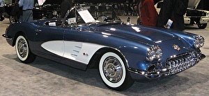 Размер колёс на Chevrolet Corvette 1958 Подбор шин на Chevrolet Corvette 1958
