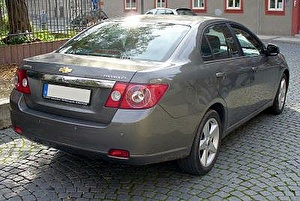 Размер колёс на Chevrolet Epica 2014 Подбор шин на Chevrolet Epica 2014