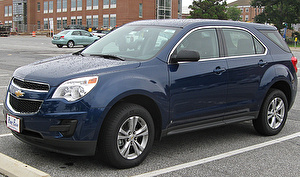 Размер колёс на Chevrolet Equinox 2009 Подбор шин на Chevrolet Equinox 2009