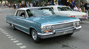 Размер колёс на Chevrolet Impala 1963 Подбор шин на Chevrolet Impala 1963