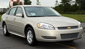 Размер колёс на Chevrolet Impala 2012 Подбор шин на Chevrolet Impala 2012