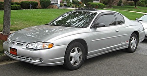 Размер колёс на Chevrolet Monte Carlo 2005 Подбор шин на Chevrolet Monte Carlo 2005