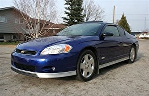 Размер колёс на Chevrolet Monte Carlo 2007 Подбор шин на Chevrolet Monte Carlo 2007