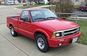 Размер колёс на Chevrolet S10 1994 Подбор шин на Chevrolet S10 1994